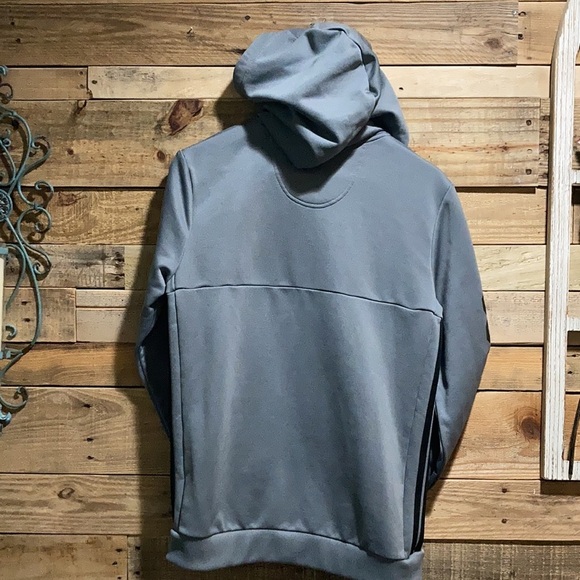 Adidas Zipper Jacket coat sweater sport Grey color Size L - Picture 3 of 8